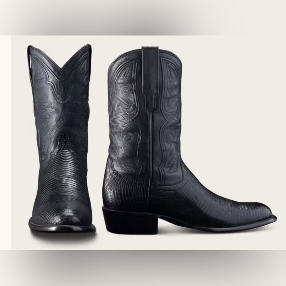 Tecovas Mens Lizard Cowboy Boots 11.5D